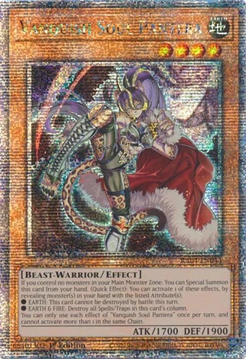 Vanquish Soul Pantera [RA04-EN044] Quarter Century Secret Rare | Total Play