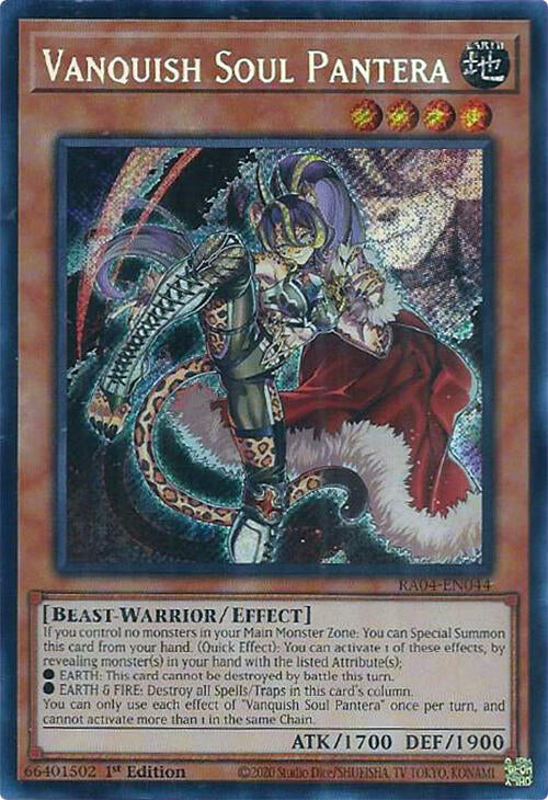 Vanquish Soul Pantera [RA04-EN044] Secret Rare | Total Play