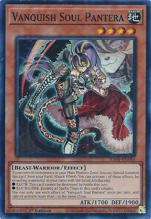 Vanquish Soul Pantera [RA04-EN044] Super Rare | Total Play