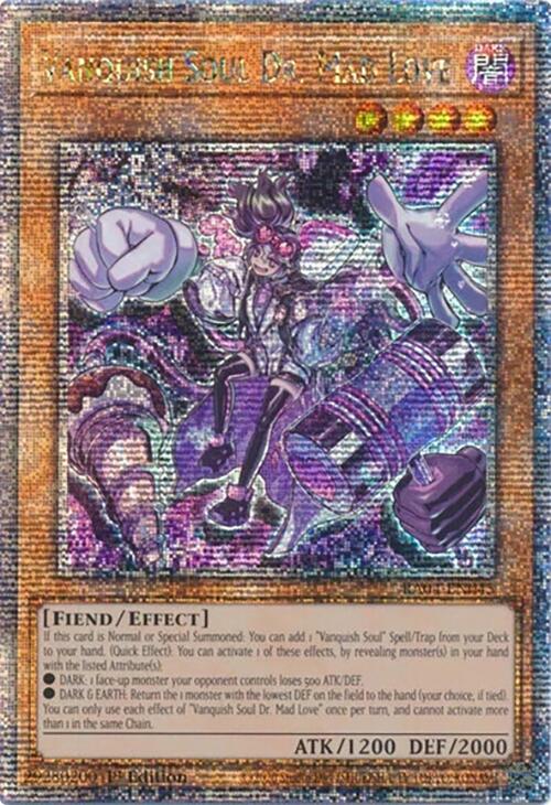 Vanquish Soul Dr. Mad Love [RA04-EN045] Quarter Century Secret Rare | Total Play