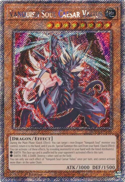 Vanquish Soul Caesar Valius [RA04-EN046] Platinum Secret Rare | Total Play
