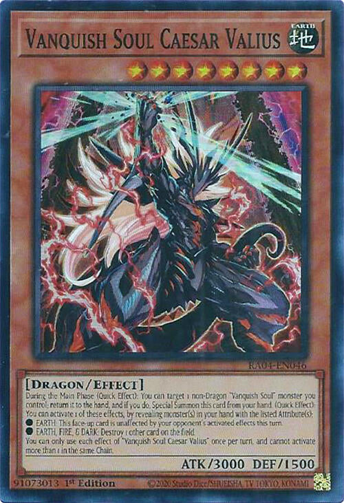 Vanquish Soul Caesar Valius [RA04-EN046] Super Rare | Total Play