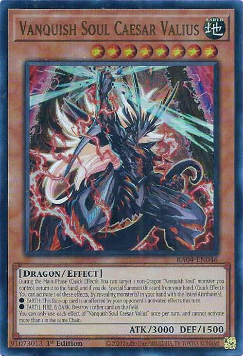 Vanquish Soul Caesar Valius [RA04-EN046] Ultra Rare | Total Play