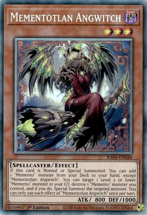 Mementotlan Angwitch [RA04-EN048] Prismatic Collector's Rare | Total Play