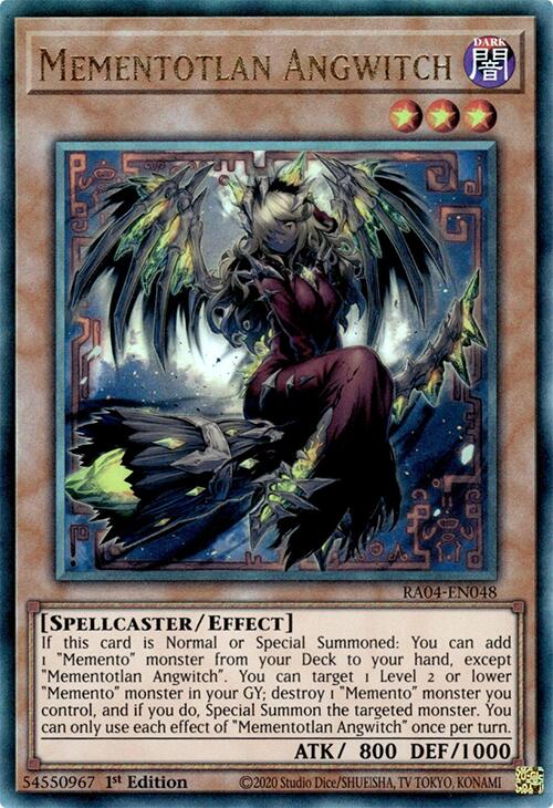 Mementotlan Angwitch [RA04-EN048] Prismatic Ultimate Rare | Total Play
