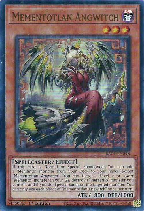 Mementotlan Angwitch [RA04-EN048] Ultra Rare | Total Play