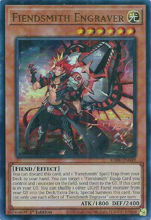 Fiendsmith Engraver [RA04-EN049] Ultra Rare | Total Play