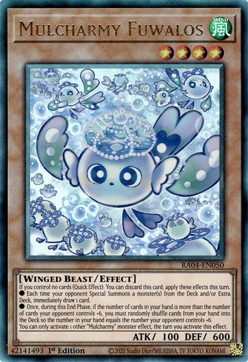 Mulcharmy Fuwalos [RA04-EN050] Prismatic Ultimate Rare | Total Play