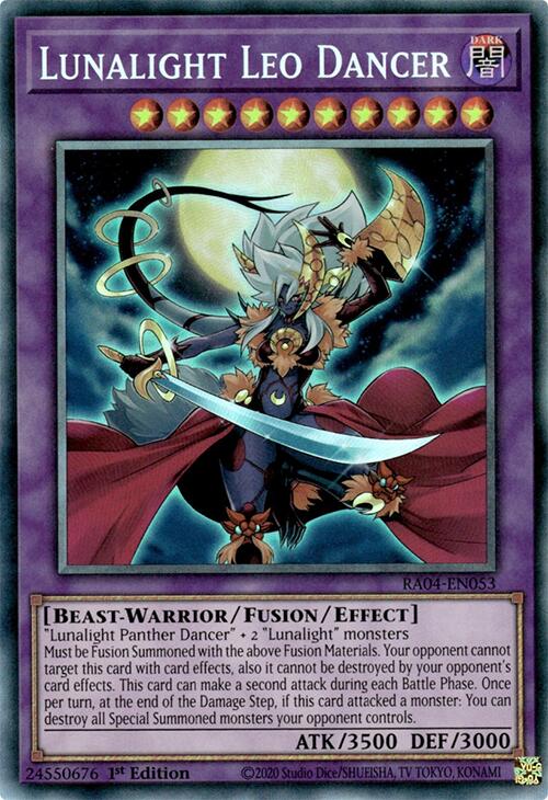 Lunalight Leo Dancer [RA04-EN053] Prismatic Collector's Rare | Total Play