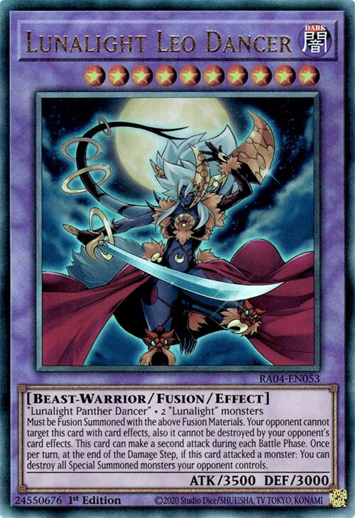 Lunalight Leo Dancer [RA04-EN053] Prismatic Ultimate Rare | Total Play