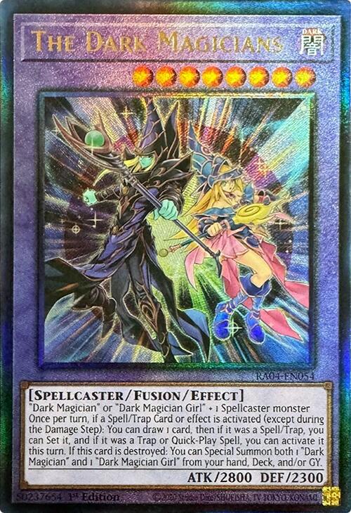 The Dark Magicians [RA04-EN054] Prismatic Ultimate Rare | Total Play