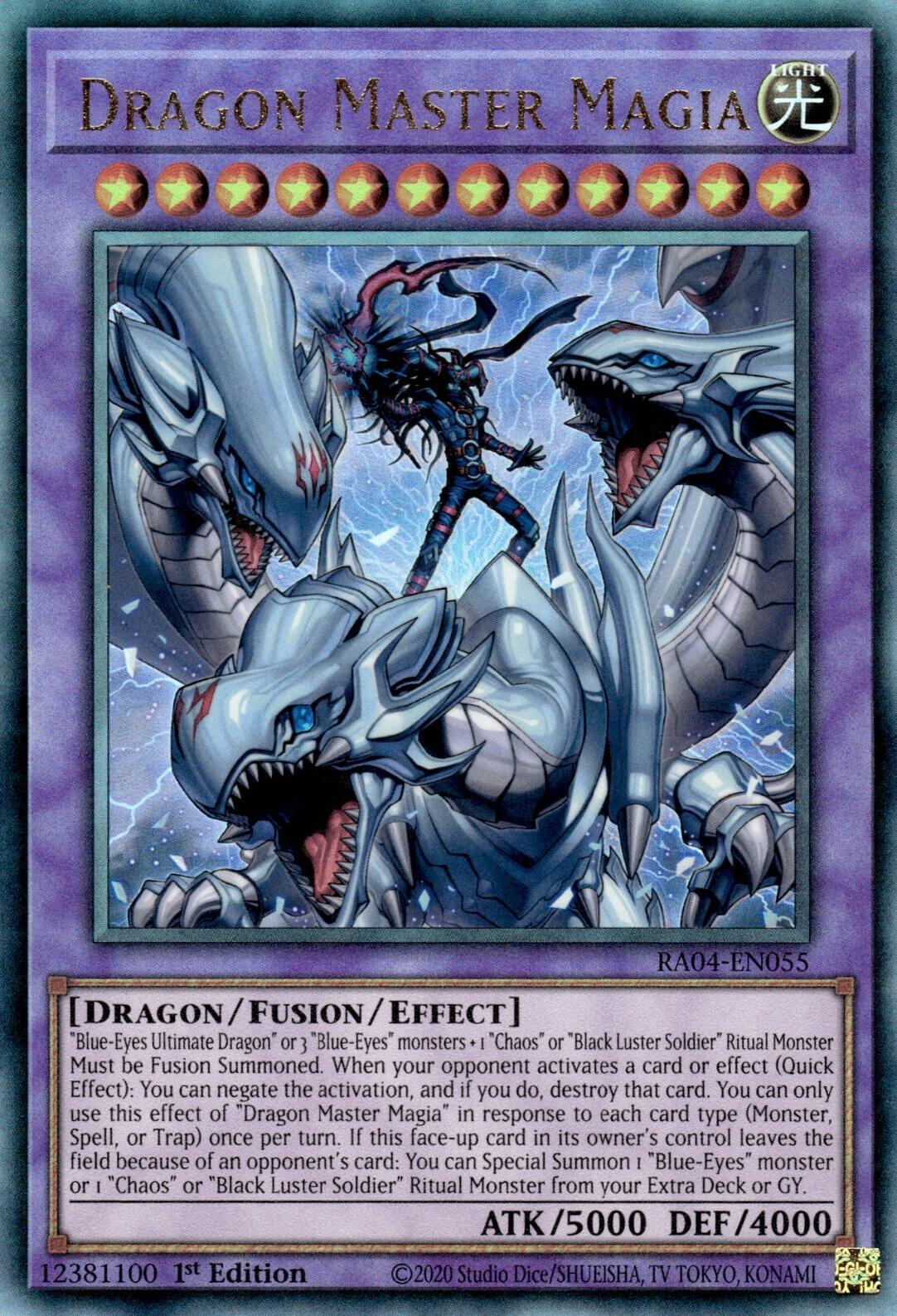 Dragon Master Magia [RA04-EN055] Prismatic Ultimate Rare | Total Play