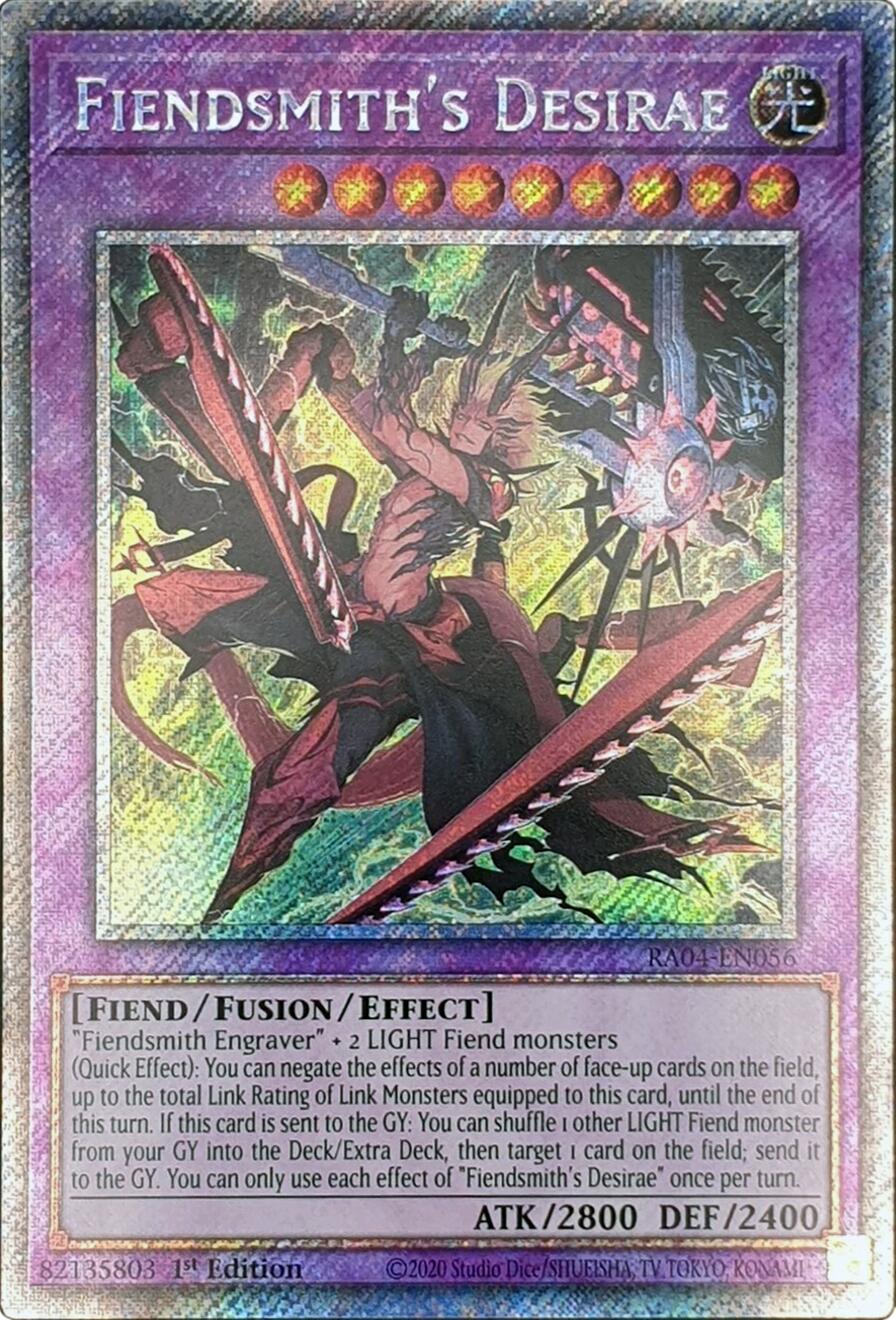 Fiendsmith's Desirae [RA04-EN056] Platinum Secret Rare | Total Play