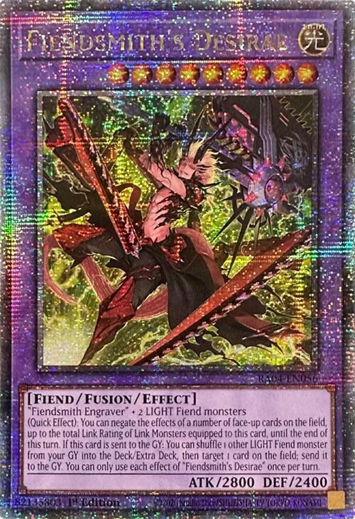 Fiendsmith's Desirae [RA04-EN056] Quarter Century Secret Rare | Total Play