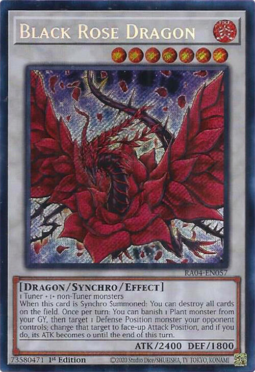 Black Rose Dragon [RA04-EN057] Secret Rare | Total Play