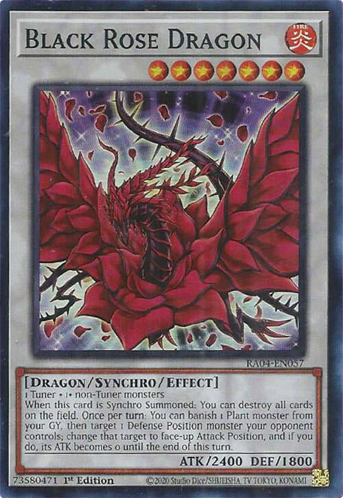 Black Rose Dragon [RA04-EN057] Super Rare | Total Play