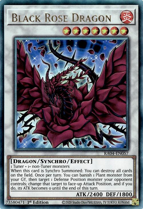 Black Rose Dragon [RA04-EN057] Prismatic Ultimate Rare | Total Play