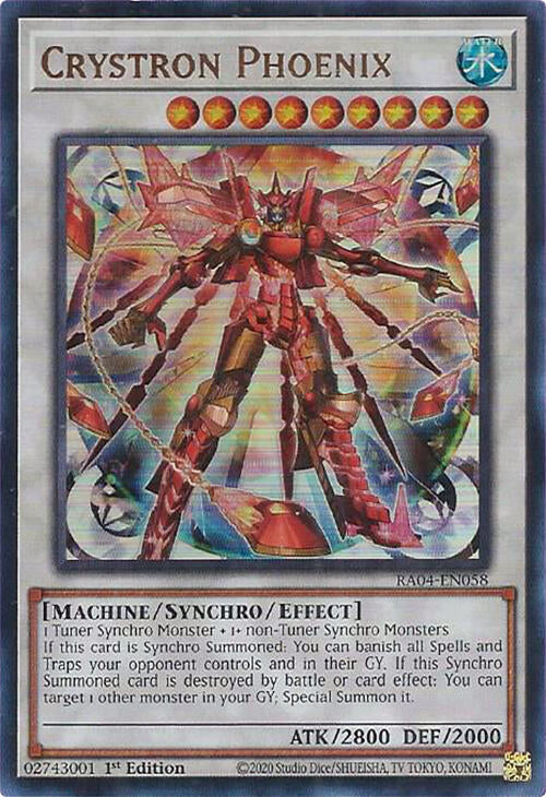 Crystron Phoenix [RA04-EN058] Ultra Rare | Total Play