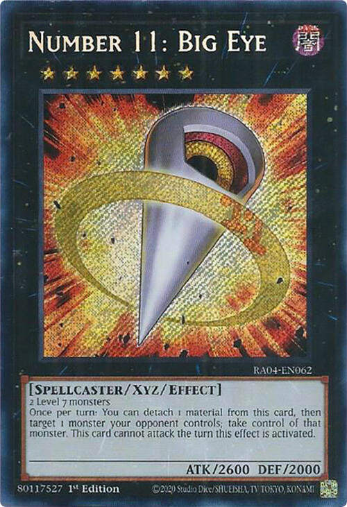 Number 11: Big Eye [RA04-EN062] Secret Rare | Total Play