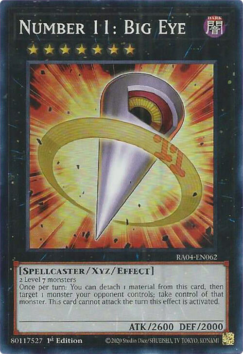 Number 11: Big Eye [RA04-EN062] Super Rare | Total Play