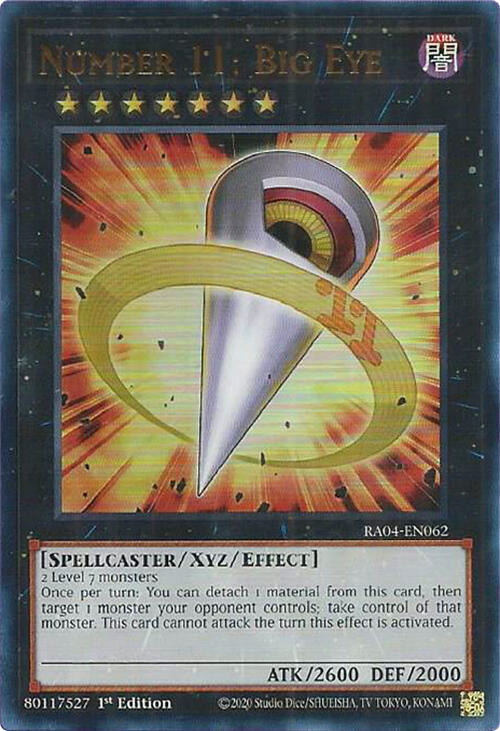 Number 11: Big Eye [RA04-EN062] Ultra Rare | Total Play