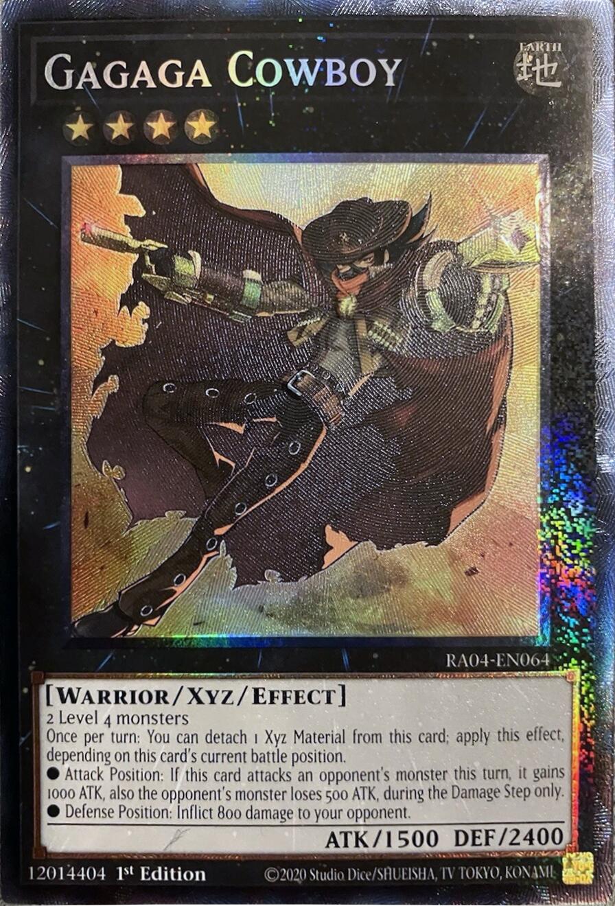 Gagaga Cowboy [RA04-EN064] Prismatic Collector's Rare | Total Play