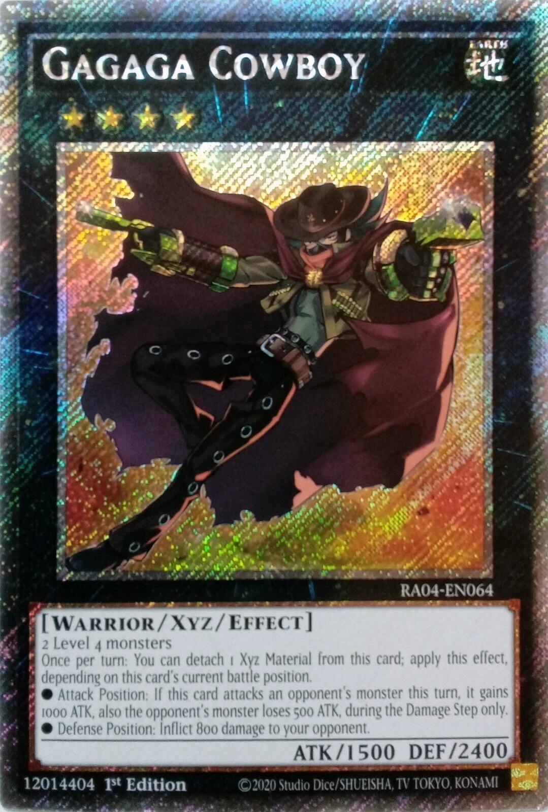 Gagaga Cowboy [RA04-EN064] Platinum Secret Rare | Total Play