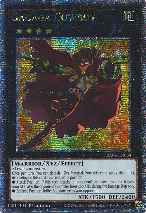 Gagaga Cowboy [RA04-EN064] Quarter Century Secret Rare | Total Play