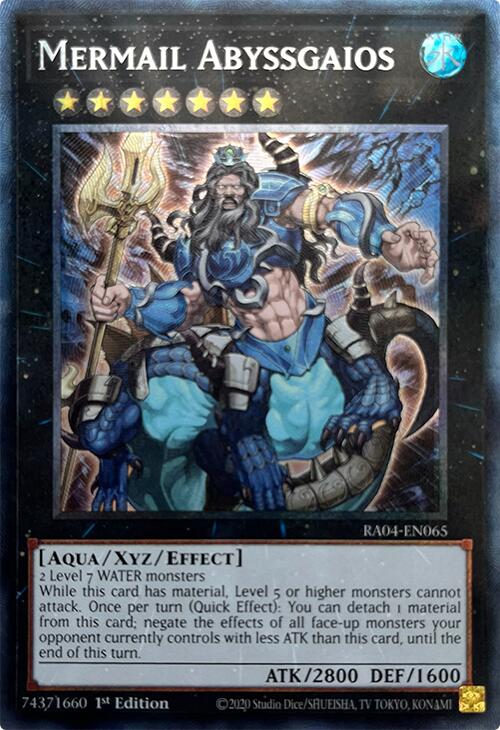 Mermail Abyssgaios [RA04-EN065] Prismatic Collector's Rare | Total Play