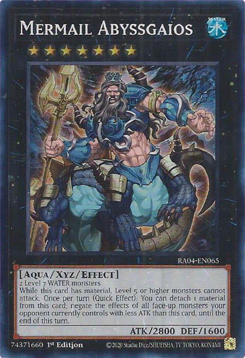 Mermail Abyssgaios [RA04-EN065] Super Rare | Total Play