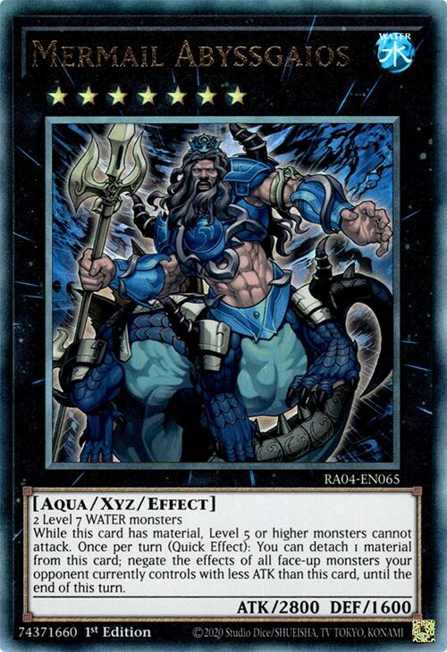 Mermail Abyssgaios [RA04-EN065] Prismatic Ultimate Rare | Total Play