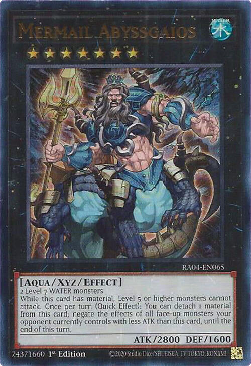Mermail Abyssgaios [RA04-EN065] Ultra Rare | Total Play