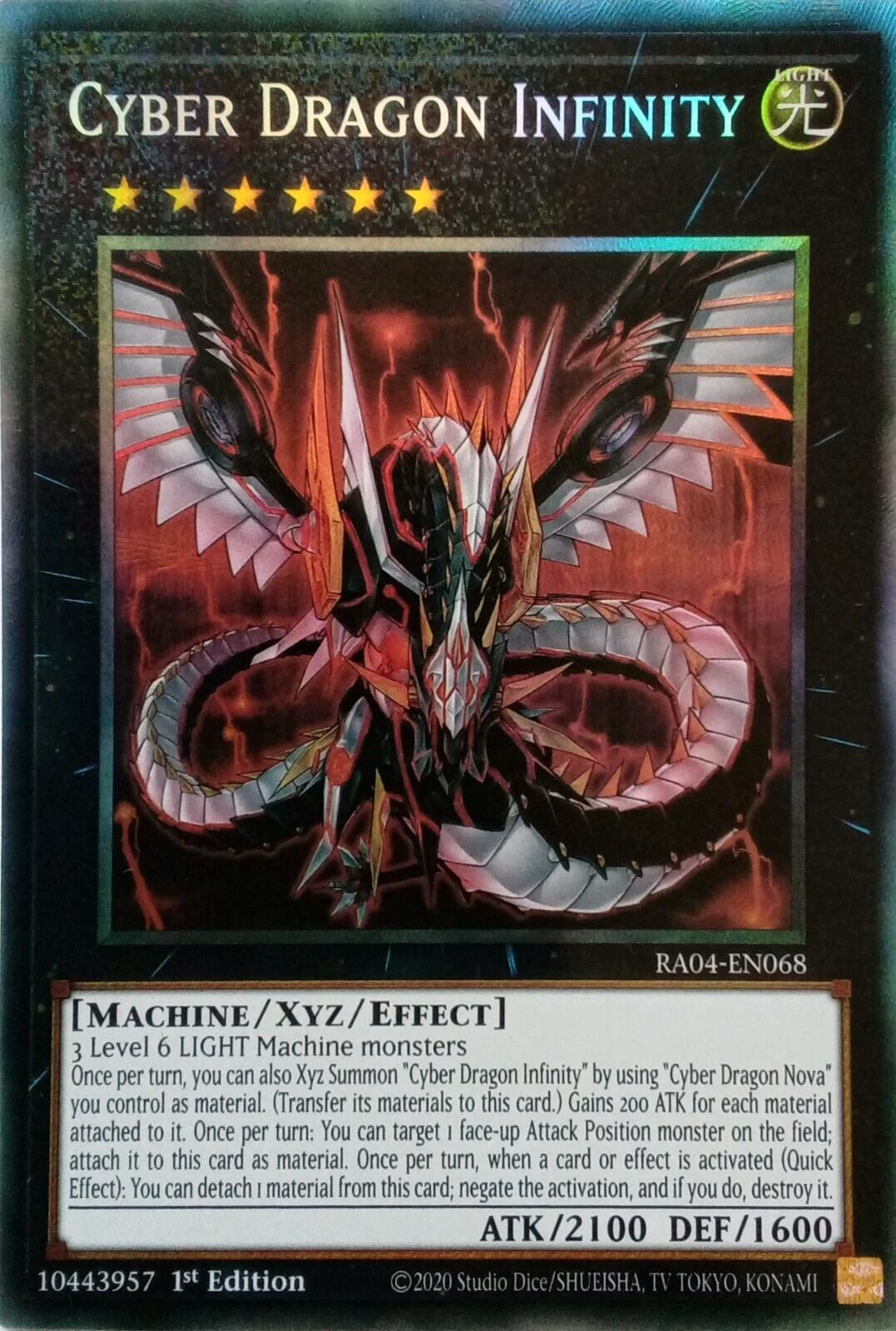 Cyber Dragon Infinity [RA04-EN068] Prismatic Collector's Rare | Total Play