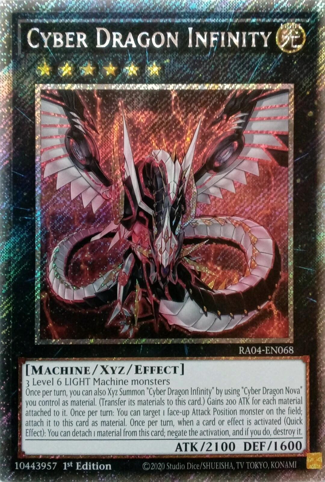 Cyber Dragon Infinity [RA04-EN068] Platinum Secret Rare | Total Play