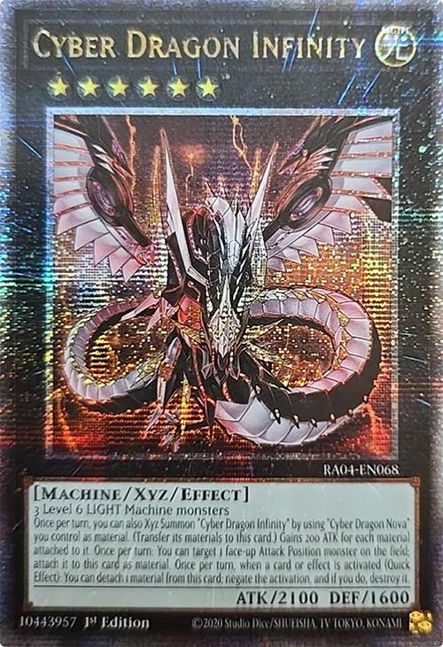 Cyber Dragon Infinity [RA04-EN068] Quarter Century Secret Rare | Total Play