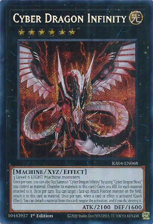 Cyber Dragon Infinity [RA04-EN068] Secret Rare | Total Play