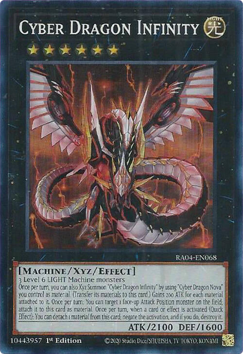 Cyber Dragon Infinity [RA04-EN068] Super Rare | Total Play