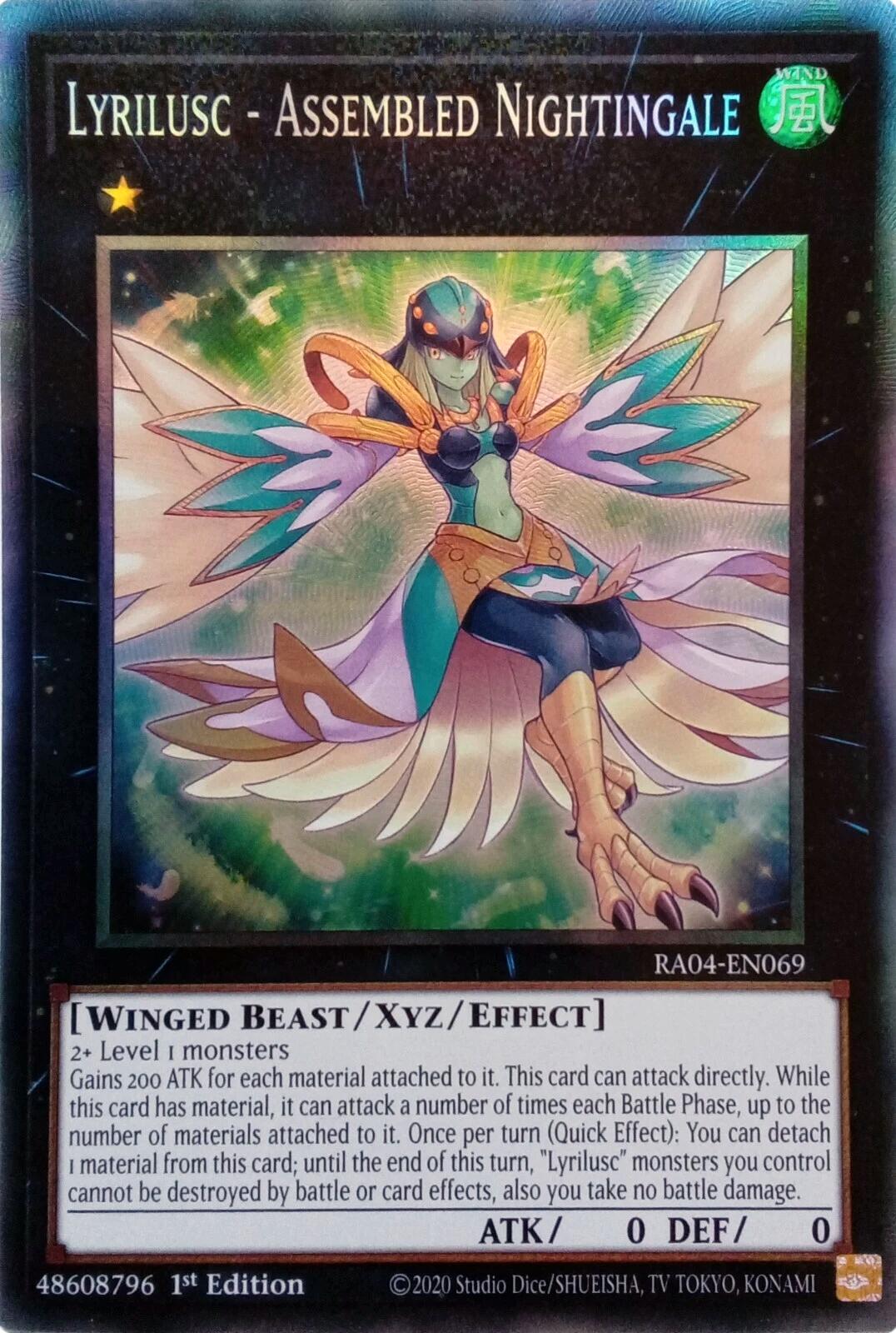 Lyrilusc - Assembled Nightingale [RA04-EN069] Prismatic Collector's Rare | Total Play