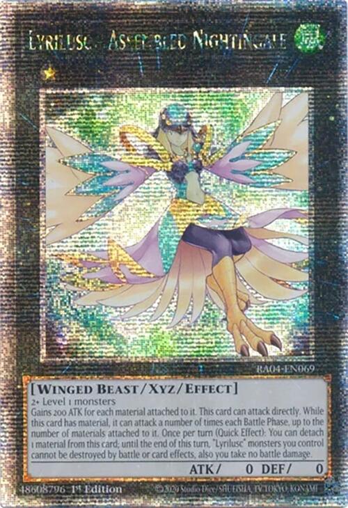 Lyrilusc - Assembled Nightingale [RA04-EN069] Quarter Century Secret Rare | Total Play