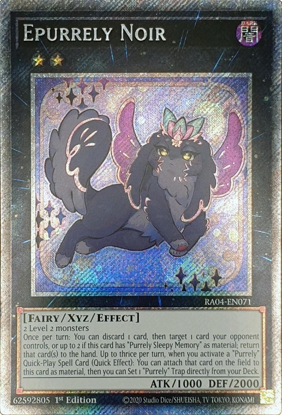Epurrely Noir [RA04-EN071] Platinum Secret Rare | Total Play