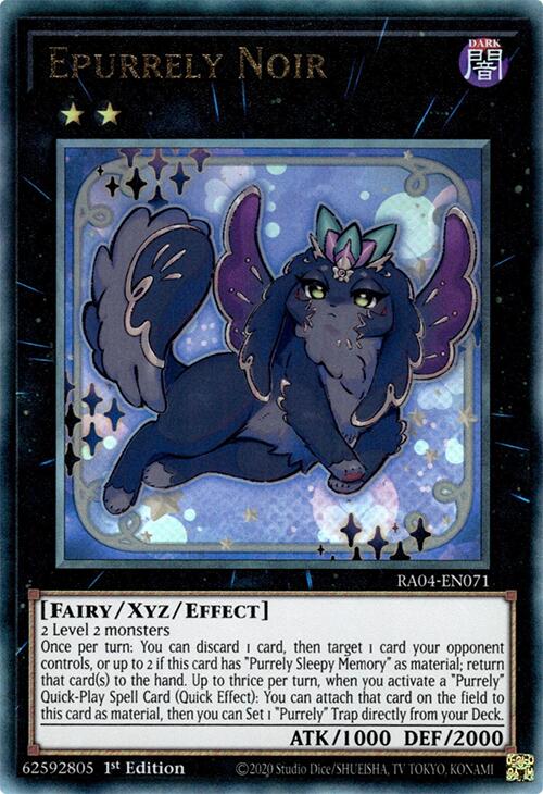 Epurrely Noir [RA04-EN071] Prismatic Ultimate Rare | Total Play