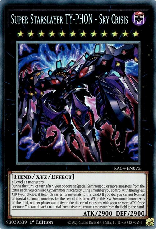 Super Starslayer TY-PHON - Sky Crisis [RA04-EN072] Prismatic Collector's Rare | Total Play