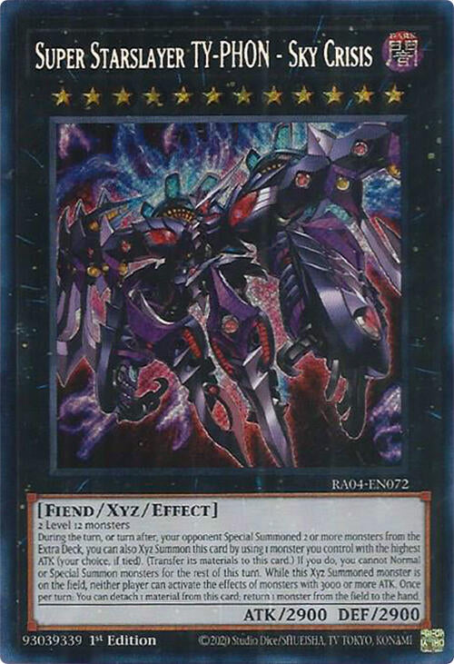 Super Starslayer TY-PHON - Sky Crisis [RA04-EN072] Secret Rare | Total Play