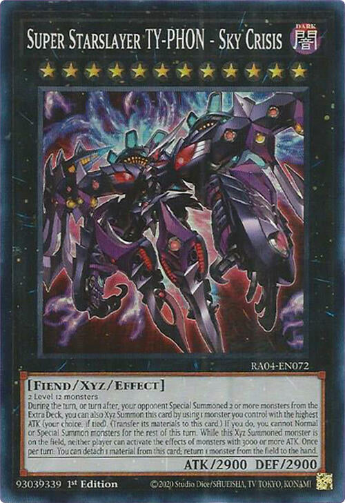Super Starslayer TY-PHON - Sky Crisis [RA04-EN072] Super Rare | Total Play