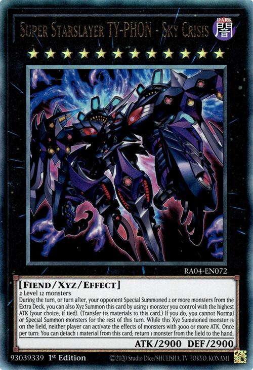 Super Starslayer TY-PHON - Sky Crisis [RA04-EN072] Prismatic Ultimate Rare | Total Play