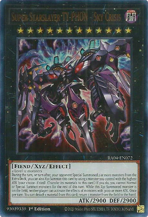 Super Starslayer TY-PHON - Sky Crisis [RA04-EN072] Ultra Rare | Total Play