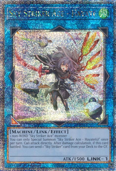 Sky Striker Ace - Hayate (New Art) [RA04-EN073] Quarter Century Secret Rare | Total Play
