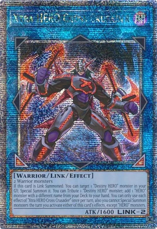 Xtra HERO Cross Crusader [RA04-EN076] Quarter Century Secret Rare | Total Play