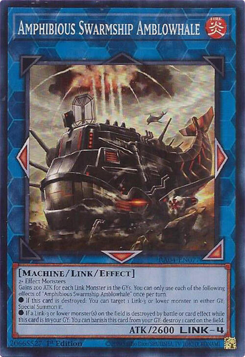 Amphibious Swarmship Amblowhale [RA04-EN077] Super Rare | Total Play