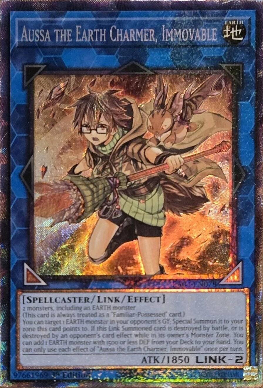 Aussa the Earth Charmer, Immovable [RA04-EN078] Prismatic Collector's Rare | Total Play
